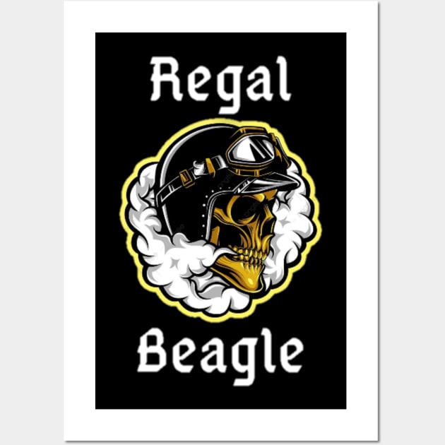 Regal beagle vintage Wall Art by Clewg